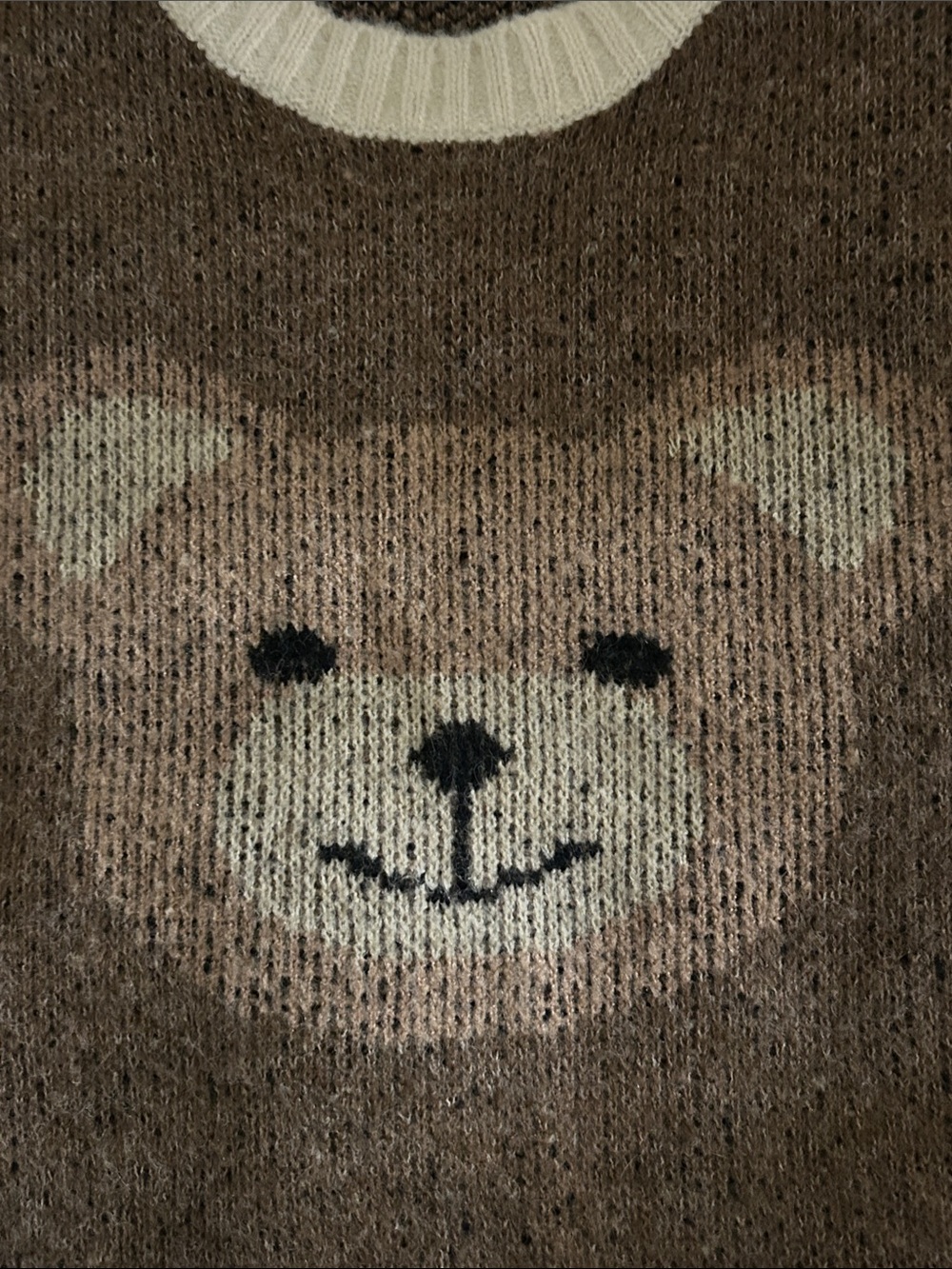 Anthropologie LUNA IVY Bear Sweater XS - Picture 3 of 4